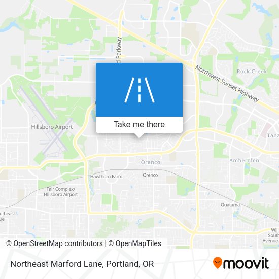 Mapa de Northeast Marford Lane