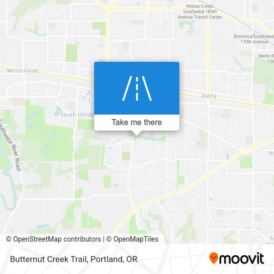 Butternut Creek Trail map