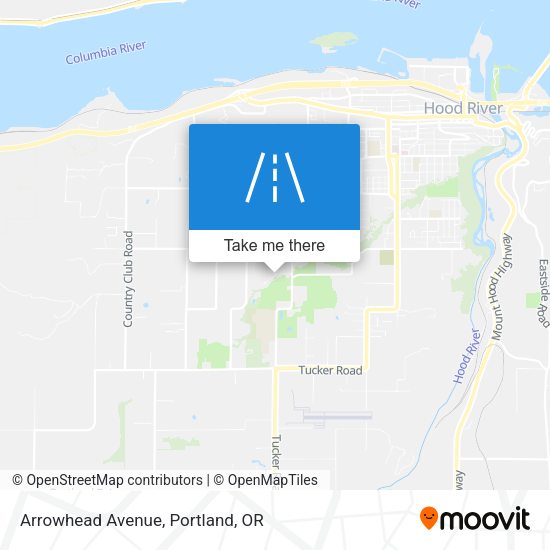 Arrowhead Avenue map