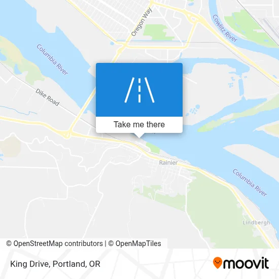 King Drive map