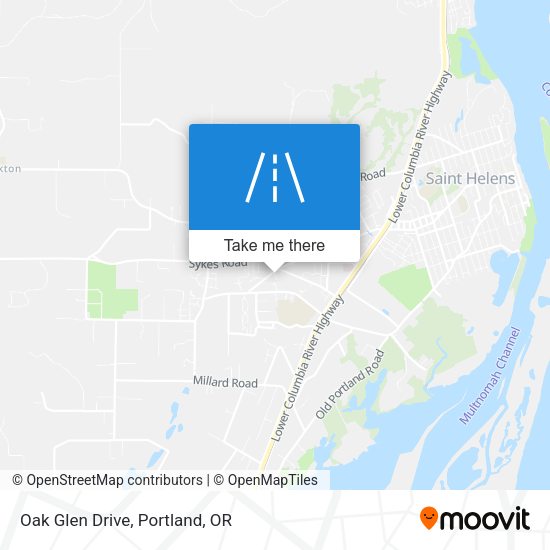 Mapa de Oak Glen Drive