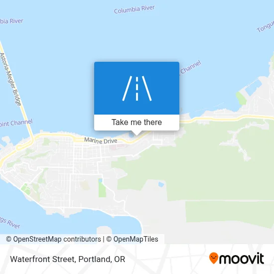 Waterfront Street map