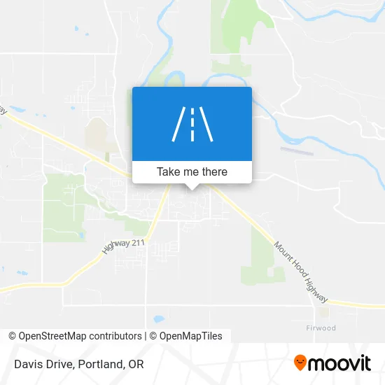 Davis Drive map