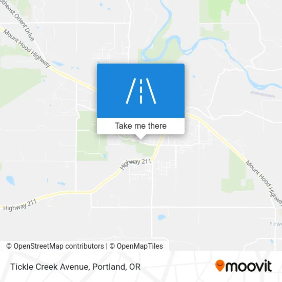 Tickle Creek Avenue map