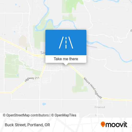 Buck Street map