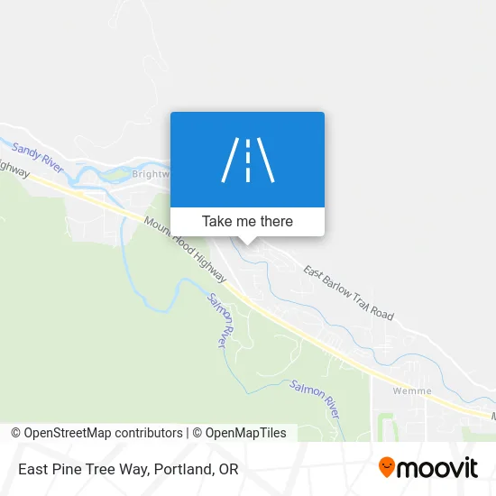 East Pine Tree Way map