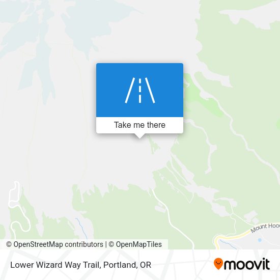 Mapa de Lower Wizard Way Trail