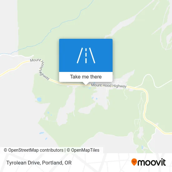 Tyrolean Drive map