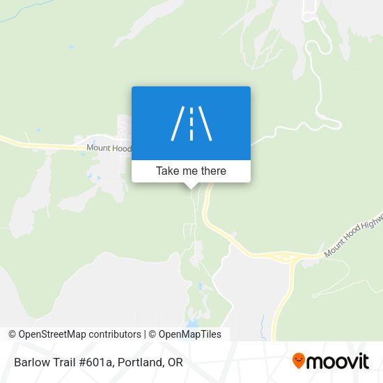 Mapa de Barlow Trail #601a