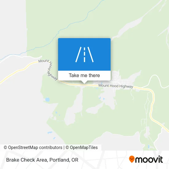 Brake Check Area map