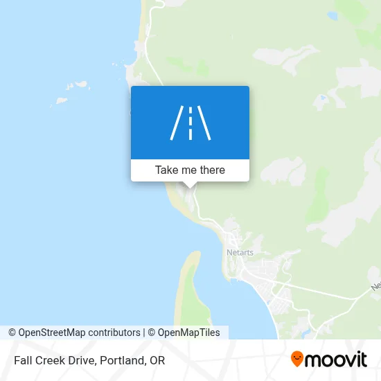 Fall Creek Drive map