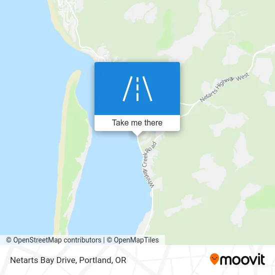Netarts Bay Drive map