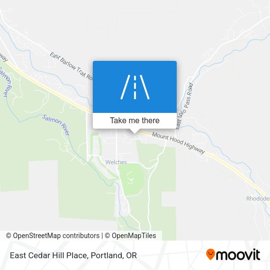 East Cedar Hill Place map