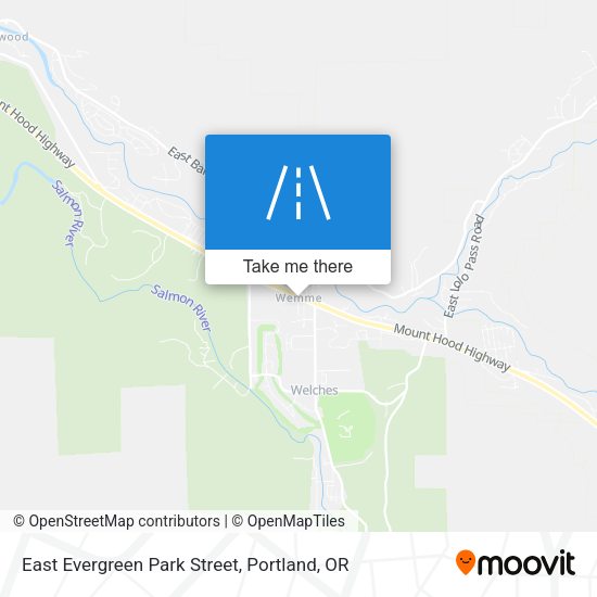 Mapa de East Evergreen Park Street