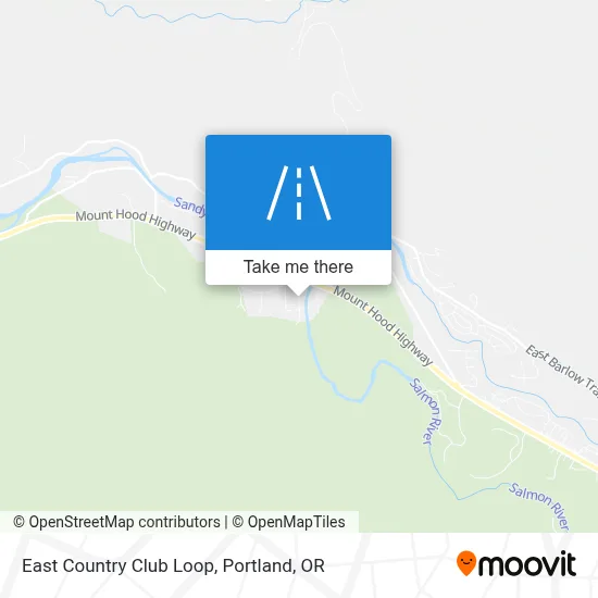 East Country Club Loop map