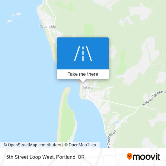 5th Street Loop West map