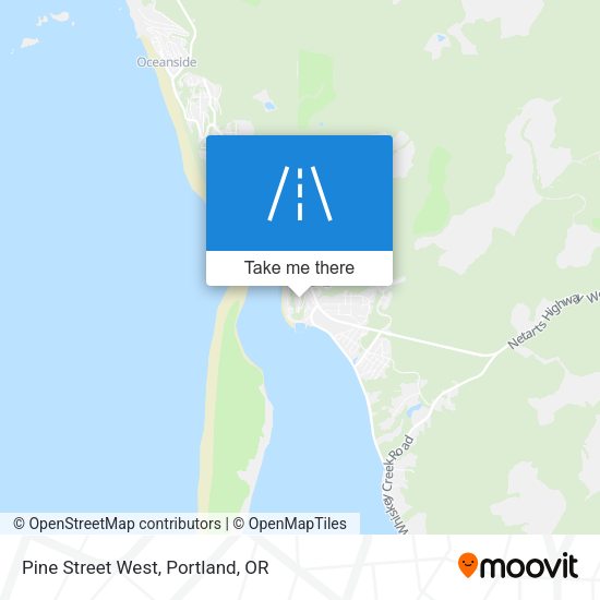 Mapa de Pine Street West