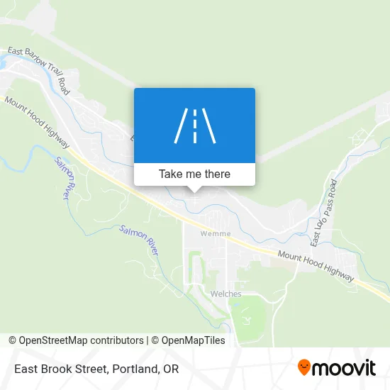 East Brook Street map
