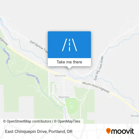 East Chinquepin Drive map