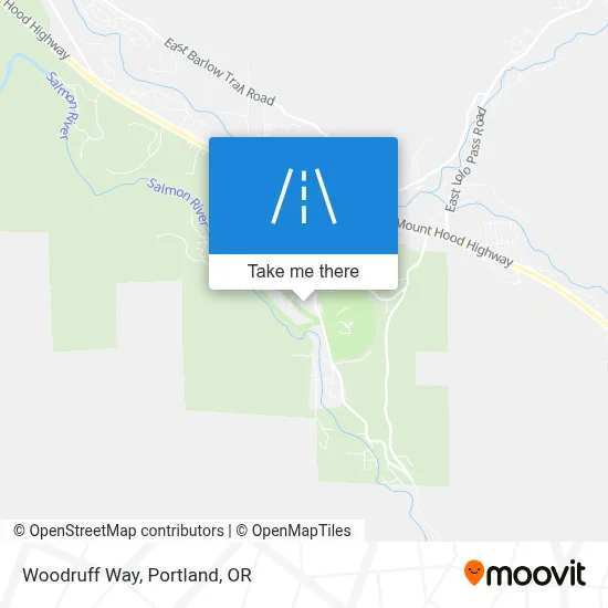 Woodruff Way map