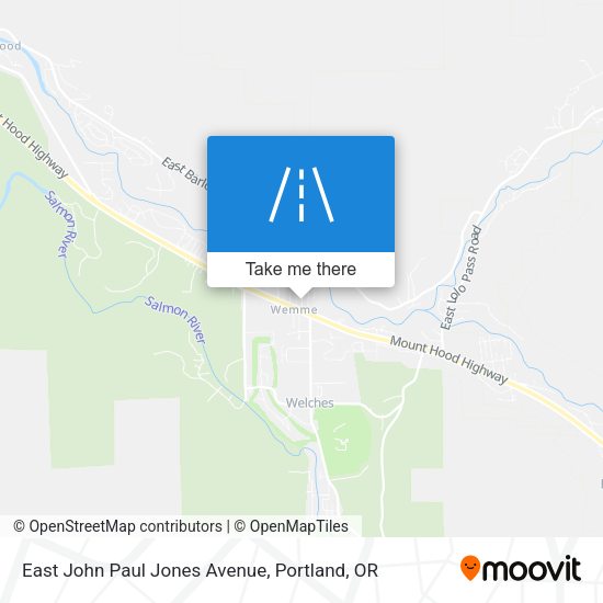 East John Paul Jones Avenue map