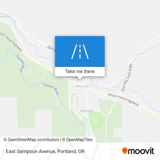 East Sampson Avenue map