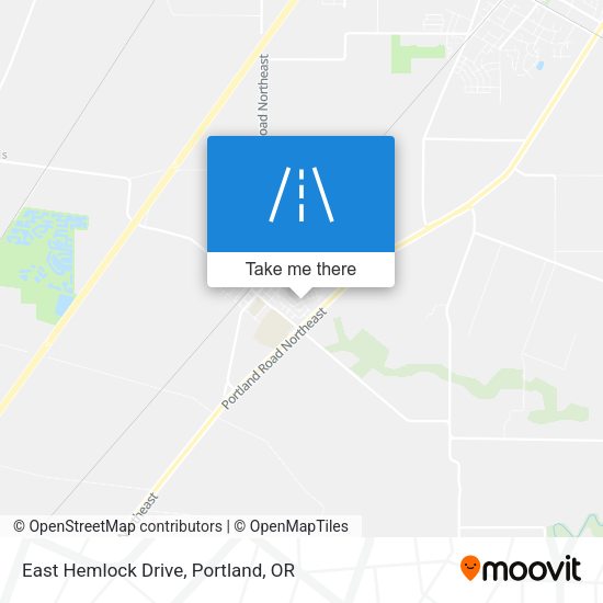 East Hemlock Drive map