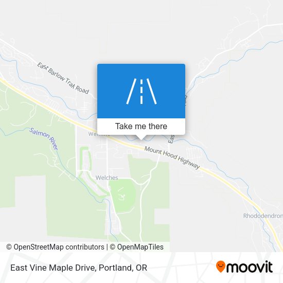 East Vine Maple Drive map