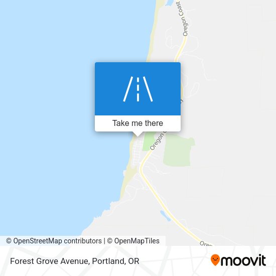 Mapa de Forest Grove Avenue