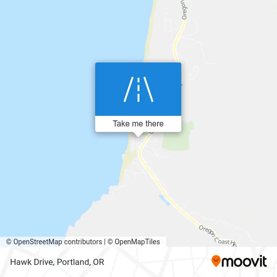 Hawk Drive map
