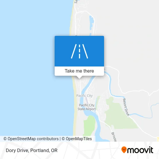 Dory Drive map