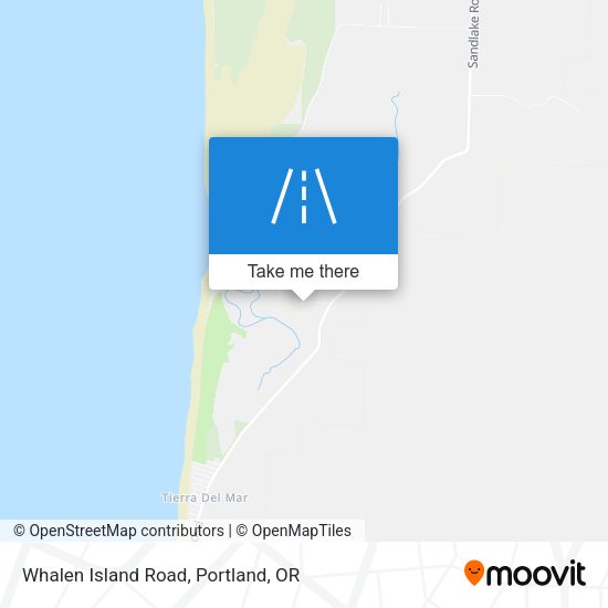 Mapa de Whalen Island Road