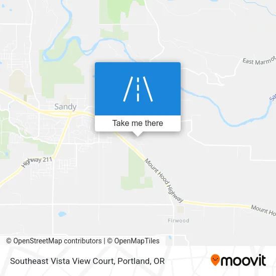 Southeast Vista View Court map