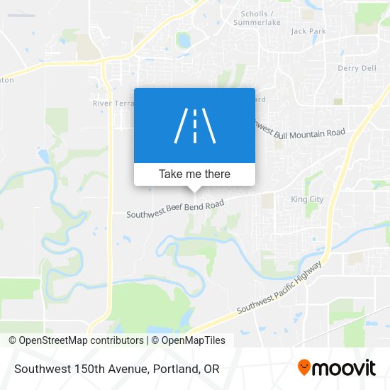 Mapa de Southwest 150th Avenue