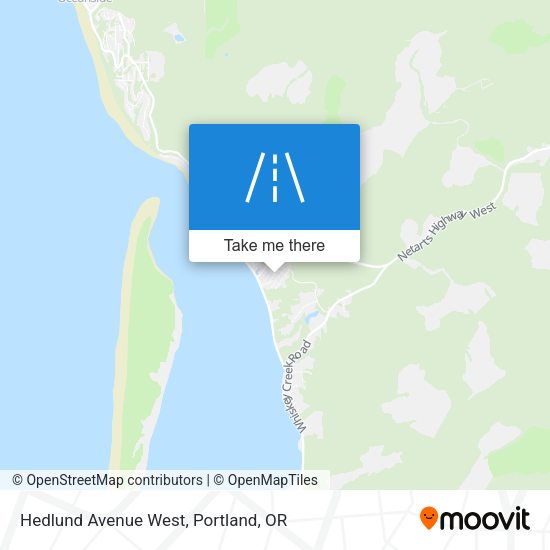 Hedlund Avenue West map