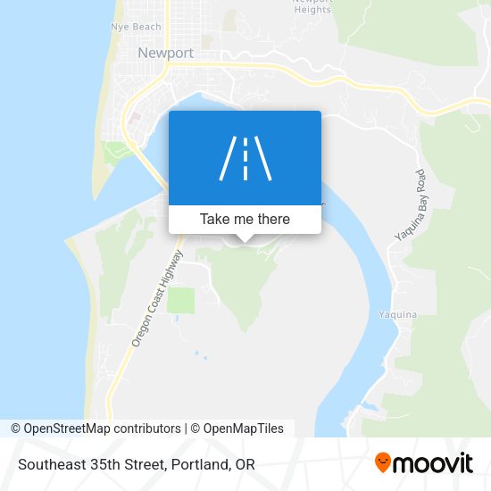 Southeast 35th Street map