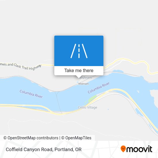 Mapa de Coffield Canyon Road