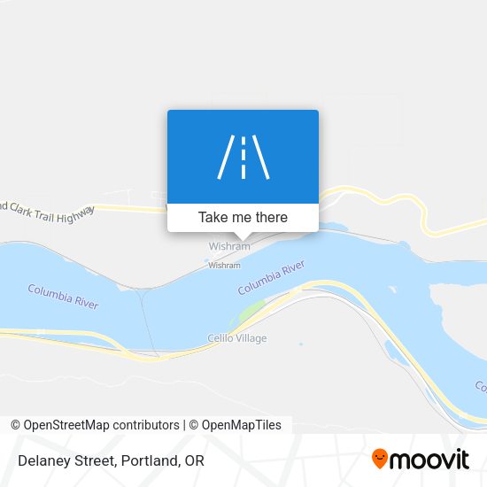 Mapa de Delaney Street