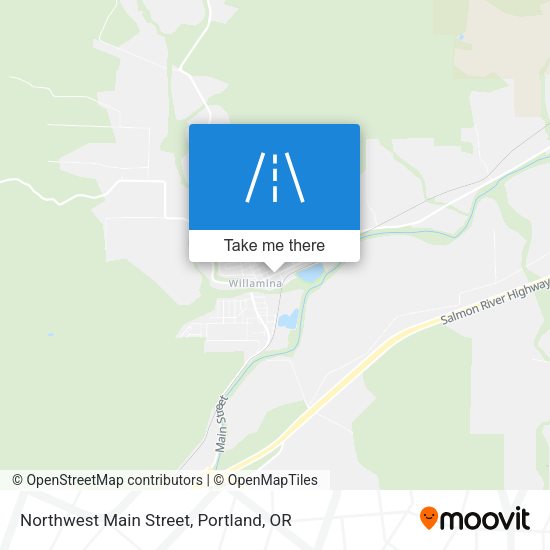 Mapa de Northwest Main Street