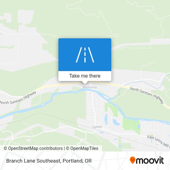Mapa de Branch Lane Southeast