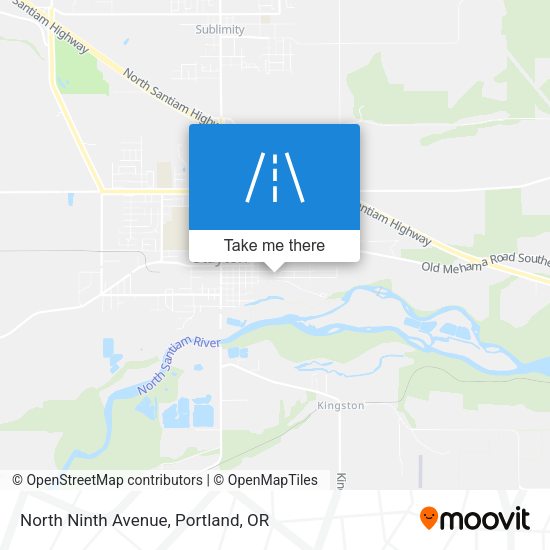 North Ninth Avenue map