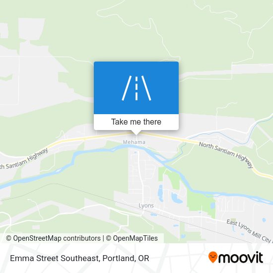 Mapa de Emma Street Southeast