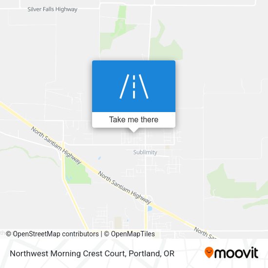 Mapa de Northwest Morning Crest Court