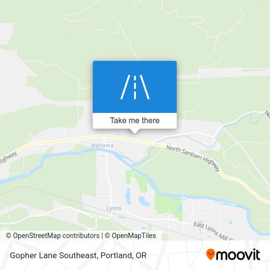 Gopher Lane Southeast map