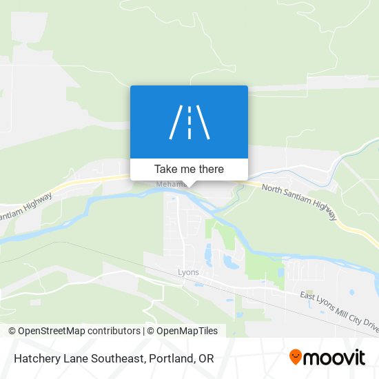 Hatchery Lane Southeast map