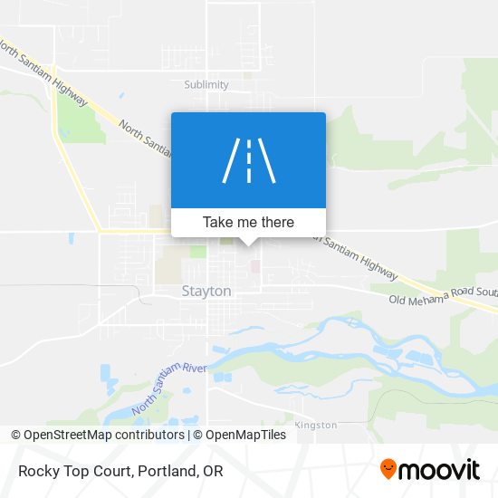 Rocky Top Court map