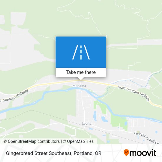 Gingerbread Street Southeast map