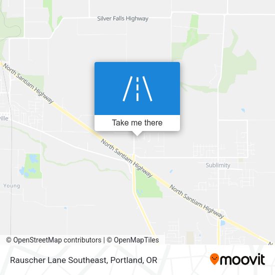 Rauscher Lane Southeast map