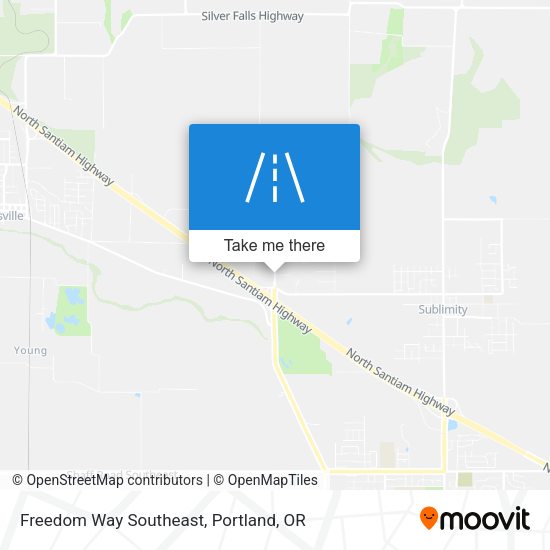 Freedom Way Southeast map
