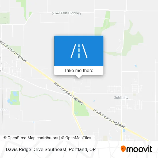 Davis Ridge Drive Southeast map